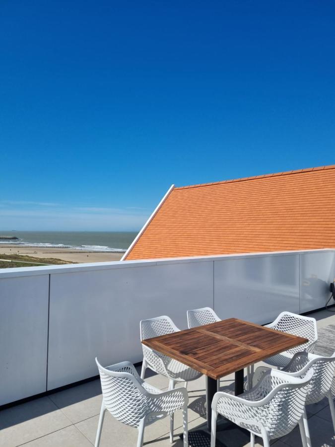 Penthouse Windkracht 10 Aan Het Strand Van Cadzand Exterior foto